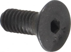 Value Collection - #6-40 UNF Hex Socket Drive, Flat Screw - Alloy Steel, Black Oxide Finish, Fully Threaded, 3/8" OAL - Makers Industrial Supply