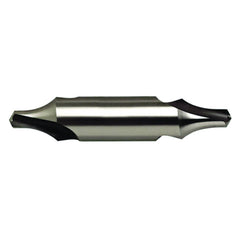 1.6 mm × 35.5 mm OAL 60 Degree HSS Center Drill Plain Uncoated - Makers Industrial Supply