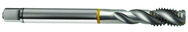 M12x1.75 6H 3-Flute Cobalt Yellow Ring Semi-Bottoming 40 degree Spiral Flute Tap-Bright - Makers Industrial Supply