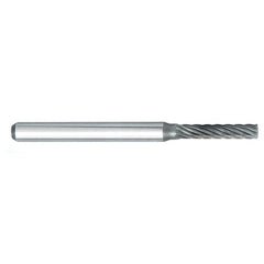 ‎SL-42 -1/8 × 1/2 LOC × 1/8 Shank × 1-1/2 OAL 8 Degree Included Angle Carbide Medium Right Hand Spiral Burr - Makers Industrial Supply