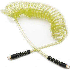 Parker - Coiled & Self-Storing Hose Inside Diameter (Inch): 1/4 Material: 95A Shore Durometer Polyurethane - Makers Industrial Supply