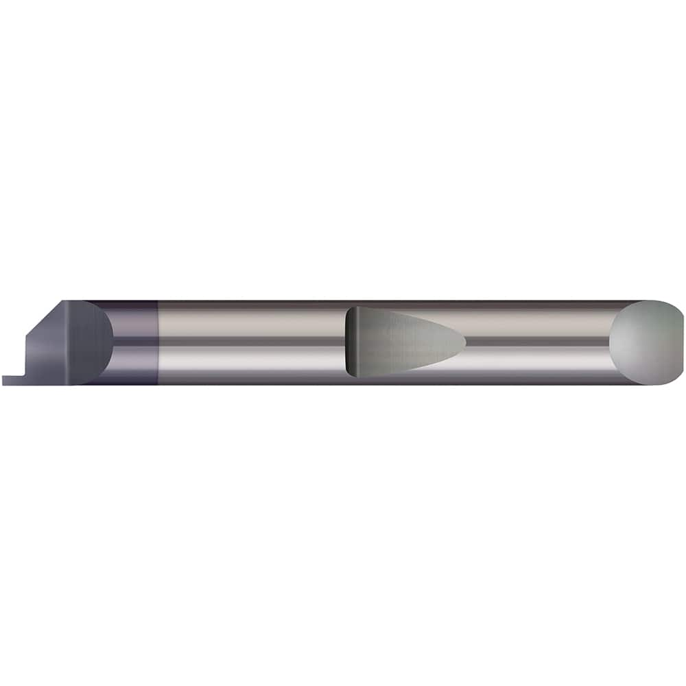 Micro 100 - Grooving Tools; Grooving Tool Type: Face ; Material: Solid Carbide ; Shank Diameter (Decimal Inch): 0.5000 ; Shank Diameter (Inch): 1/2 ; Groove Width (Decimal Inch): 0.0780 ; Projection (Decimal Inch): 0.1000 - Exact Industrial Supply