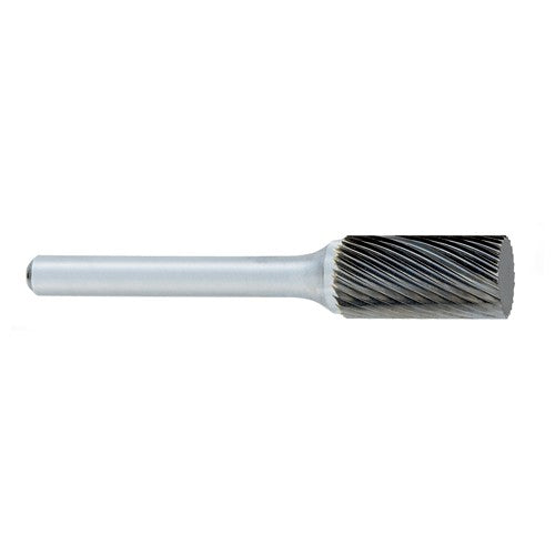 ‎SA-11 -3mm × 12mm LOC × 6mm Shank × 50mm OAL Cylindrical Carbide Medium Right Hand Spiral Burr - Makers Industrial Supply