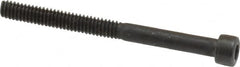 Value Collection - #5-40 UNC Hex Socket Drive, Socket Cap Screw - Alloy Steel, Black Oxide Finish, Partially Threaded, 1-1/2" Length Under Head - Makers Industrial Supply