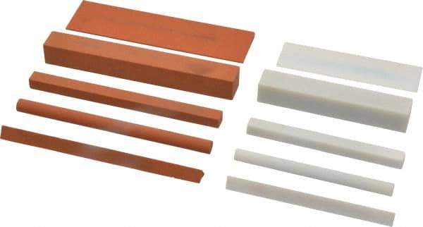 Norton - 10 Piece Aluminum Oxide Sharpening Stone Kit - Hard Arkansas & India Aluminum Oxide - Makers Industrial Supply