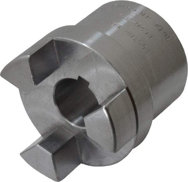 Boston Gear - 3/4" Max Bore Diam, FC20 Coupling Size, Flexible Half Coupling - 2" OD, 3.69" OAL, Steel - Makers Industrial Supply