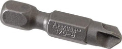 Apex - #8 Torq-Set Bit - 1/4" Hex Drive, 1-1/4" OAL - Makers Industrial Supply