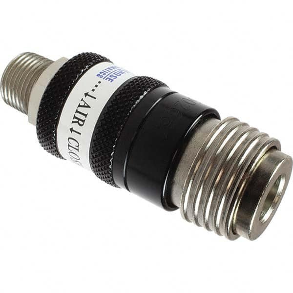 Coilhose Pneumatics - Pneumatic Hose Fittings & Couplings Type: Safety Coupler Thread Size: 3/8 - Makers Industrial Supply