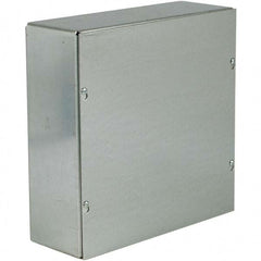 Wiegmann - NEMA 1 Steel Junction Box Enclosure with Screw Cover - Exact Industrial Supply