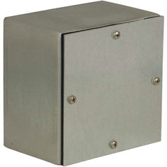 Wiegmann - NEMA 4 Steel Junction Box Enclosure with Screw Cover - Makers Industrial Supply