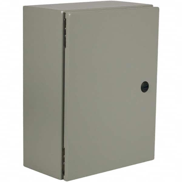 Wiegmann - NEMA 412 Steel Standard Enclosure with Cabinet Hinged Cover - Makers Industrial Supply