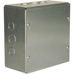 Wiegmann - NEMA 1 Steel Junction Box Enclosure with Screw Cover - Makers Industrial Supply