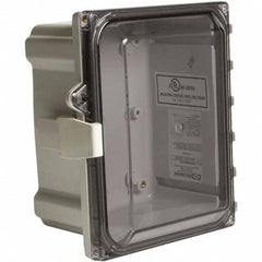 Wiegmann - NEMA 4X Polycarbonate Standard Enclosure with Continuous Hinge Cover - Makers Industrial Supply