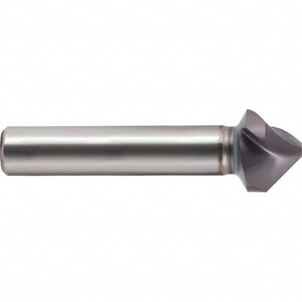 Guhring - 20.5mm Head Diam, 10mm Shank Diam, 3-Flute 90° Cobalt Countersink - Makers Industrial Supply