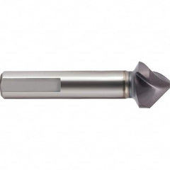 Guhring - 12.4mm Head Diam, 8mm Shank Diam, 3-Flute 90° Cobalt Countersink - Makers Industrial Supply