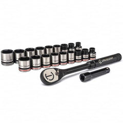 Crescent - Socket Sets Measurement Type: Inch/Metric Drive Size: 3/8 - Makers Industrial Supply