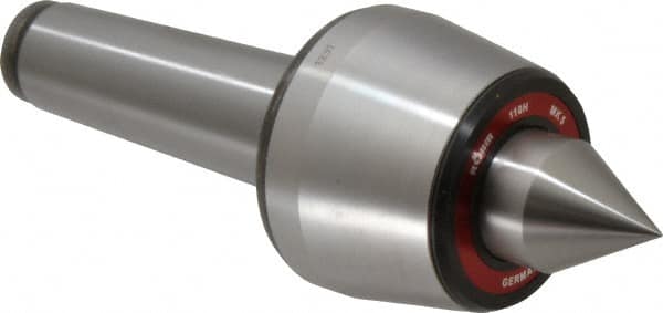 Rohm - MT5 Taper Shank, 3.543" Head Diam 2,000 Lb Capacity Live Center - 3,000 Max RPM, 2.764" Head Length, 1.5748" Point Diam, 1.988" Point Len, 4,400 Lb Max Workpc, 10.177" OAL, Standard Point - Makers Industrial Supply