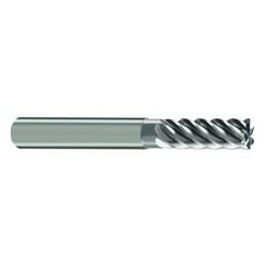 12mm Dia. - 83mm OAL - 45° Helix Bright Carbide End Mill - 6 FL - Makers Industrial Supply