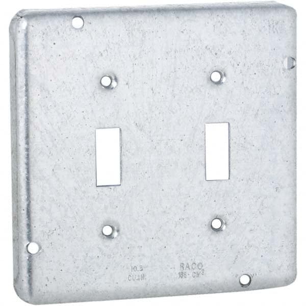 Hubbell-Raco - Steel Electrical Box Cover - Makers Industrial Supply