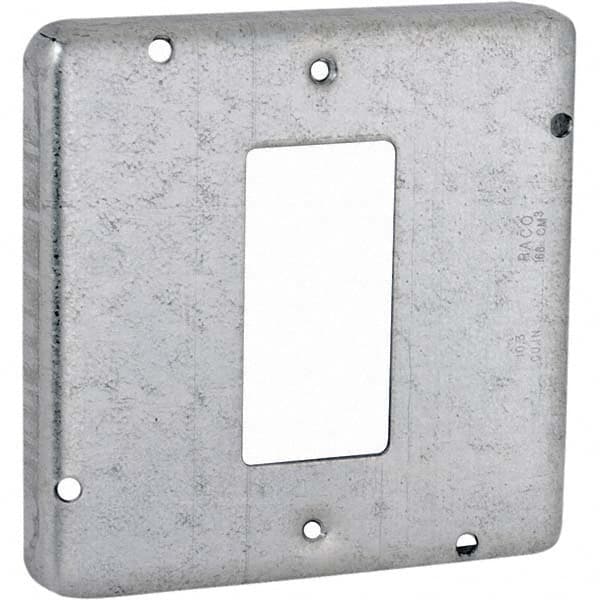 Hubbell-Raco - Steel Electrical Box Cover - Makers Industrial Supply