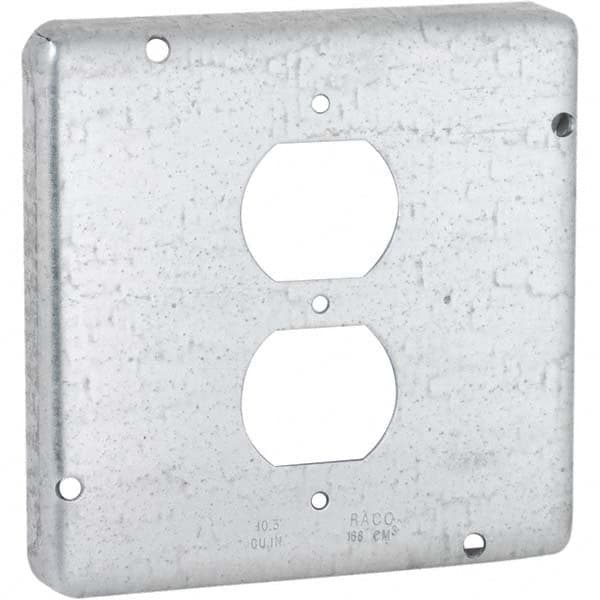 Hubbell-Raco - Steel Electrical Box Cover - Makers Industrial Supply