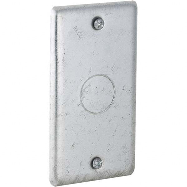 Hubbell-Raco - Steel Electrical Box Cover - Makers Industrial Supply