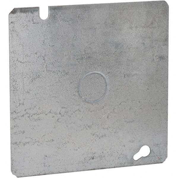 Hubbell-Raco - Steel Electrical Box Flat Cover - Makers Industrial Supply