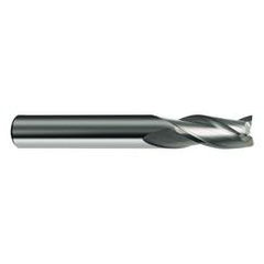 3/4 Dia. x 4 Overall Length 3-Flute Square End Solid Carbide SE End Mill-Round Shank-Center Cut-Uncoated - Makers Industrial Supply