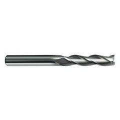 3/16 Dia. x 3 Overall Length 3-Flute Square End Solid Carbide SE End Mill-Round Shank-Center Cut-Uncoated - Makers Industrial Supply