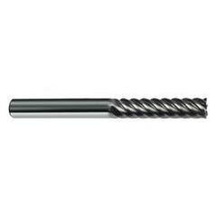 5/16" Dia. - 3" OAL - 45° Helix Bright Carbide End Mill - 6 FL - Makers Industrial Supply