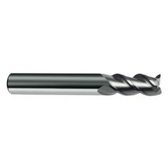 2mm Dia. - 32mm OAL - 45° Helix Bright Carbide End Mill - 3 FL - Makers Industrial Supply