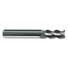 18mm Dia. - 92mm OAL - 45° Helix Bright Carbide End Mill - 3 FL - Makers Industrial Supply