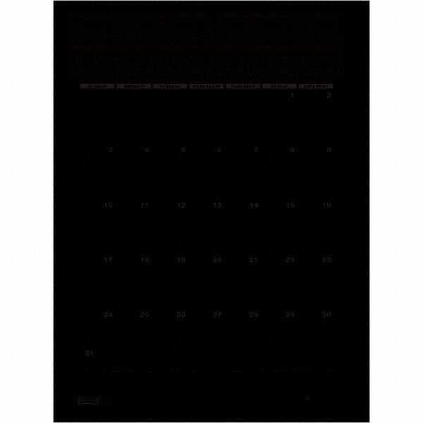 House of Doolittle - Note Pads, Writing Pads & Notebooks Writing Pads & Notebook Type: Wall Calendar Size: 22 x 31-1/4 - Makers Industrial Supply