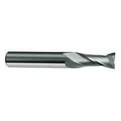 8.5mm Dia. x 67mm Overall Length 2-Flute Square End Solid Carbide SE End Mill-Round Shank-Center Cut-Uncoated - Makers Industrial Supply