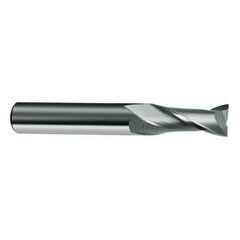 16mm Dia. x 92mm Overall Length 2-Flute Square End Solid Carbide SE End Mill-Round Shank-Center Cut-Uncoated - Makers Industrial Supply