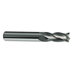 8mm Dia. x 63mm Overall Length 4-Flute Square End Solid Carbide SE End Mill-Round Shank-Center Cut-Uncoated - Makers Industrial Supply