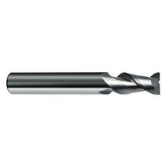 18mm Dia. - 92mm OAL - 45° Helix Bright Carbide End Mill - 2 FL - Makers Industrial Supply