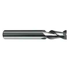 14mm Dia. - 83mm OAL - 45° Helix Bright Carbide End Mill - 2 FL - Makers Industrial Supply