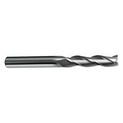 6mm Dia. - 75mm OAL - 45° Helix Bright Carbide End Mill - 2 FL - Makers Industrial Supply