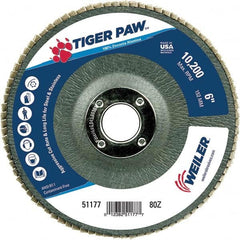 Weiler - Flap Discs Abrasive Type: Coated Flap Disc Type: Type 29 - Makers Industrial Supply