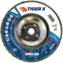 Weiler - Flap Discs Abrasive Type: Coated Flap Disc Type: Type 29 - Makers Industrial Supply