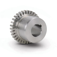 TB Wood's - Flexible Coupling; Type: Coupling Hub ; Bore Diameter (Decimal Inch): 4.4375 ; Maximum Bore Diameter (Inch): 4.4375 ; Outside Diameter (Inch): 6.31 ; Overall Length (Inch): 5 ; Material: Steel - Exact Industrial Supply