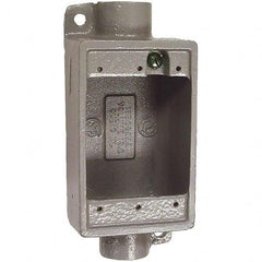 Hubbell Killark - Electrical Outlet Boxes & Switch Boxes Enclosure Type: Device Box Enclosure Shape: Rectangle - Makers Industrial Supply