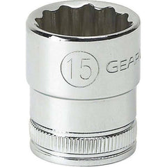 GEARWRENCH - Hand Sockets Drive Size (Inch): 3/8 Size (mm): 22.0 - Makers Industrial Supply