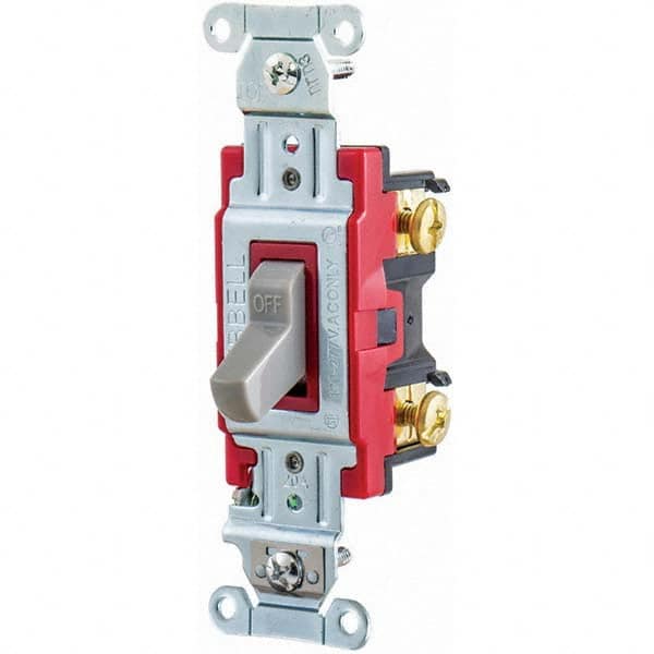 Hubbell Wiring Device-Kellems - Toggle Switches Switch Type: Heavy Duty Switch Sequence: Off-On - Makers Industrial Supply