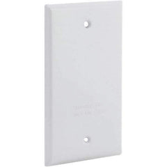 Hubbell-Raco - Weatherproof Box Covers Cover Shape: Rectangle Number of Holes in Outlet: 0 - Makers Industrial Supply