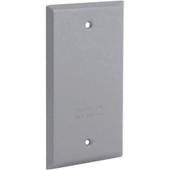 Hubbell-Raco - Weatherproof Box Covers Cover Shape: Rectangle Number of Holes in Outlet: 0 - Makers Industrial Supply