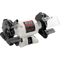 Jet - Bench Grinders & Buffers Machine Type: Bench Grinder Wheel Diameter (Inch): Accepts 8 - Makers Industrial Supply