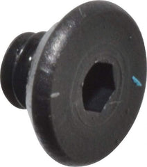 Value Collection - #2-56 UNC Hex Socket Drive, Flat Screw - Alloy Steel, Black Oxide Finish, Fully Threaded, 1/8" OAL - Makers Industrial Supply