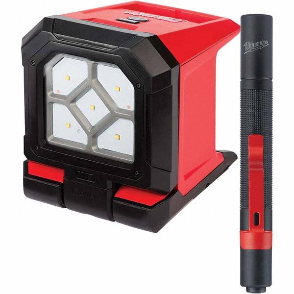 Milwaukee Tool - Cordless Work Lights Voltage: 18 Run Time: Up to 20 hours - Makers Industrial Supply